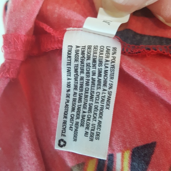 Xhilaration Long Summer Pink w/Arrows Dress Small - Picture 7 of 7